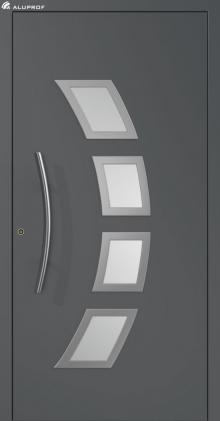 Typ provedení hliníkových vchodových dveří - Termolux