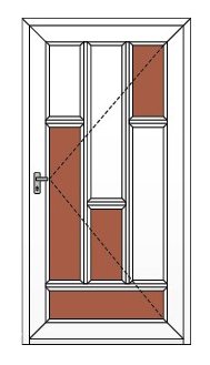 Typ provedení vchodových dveří - Termolux